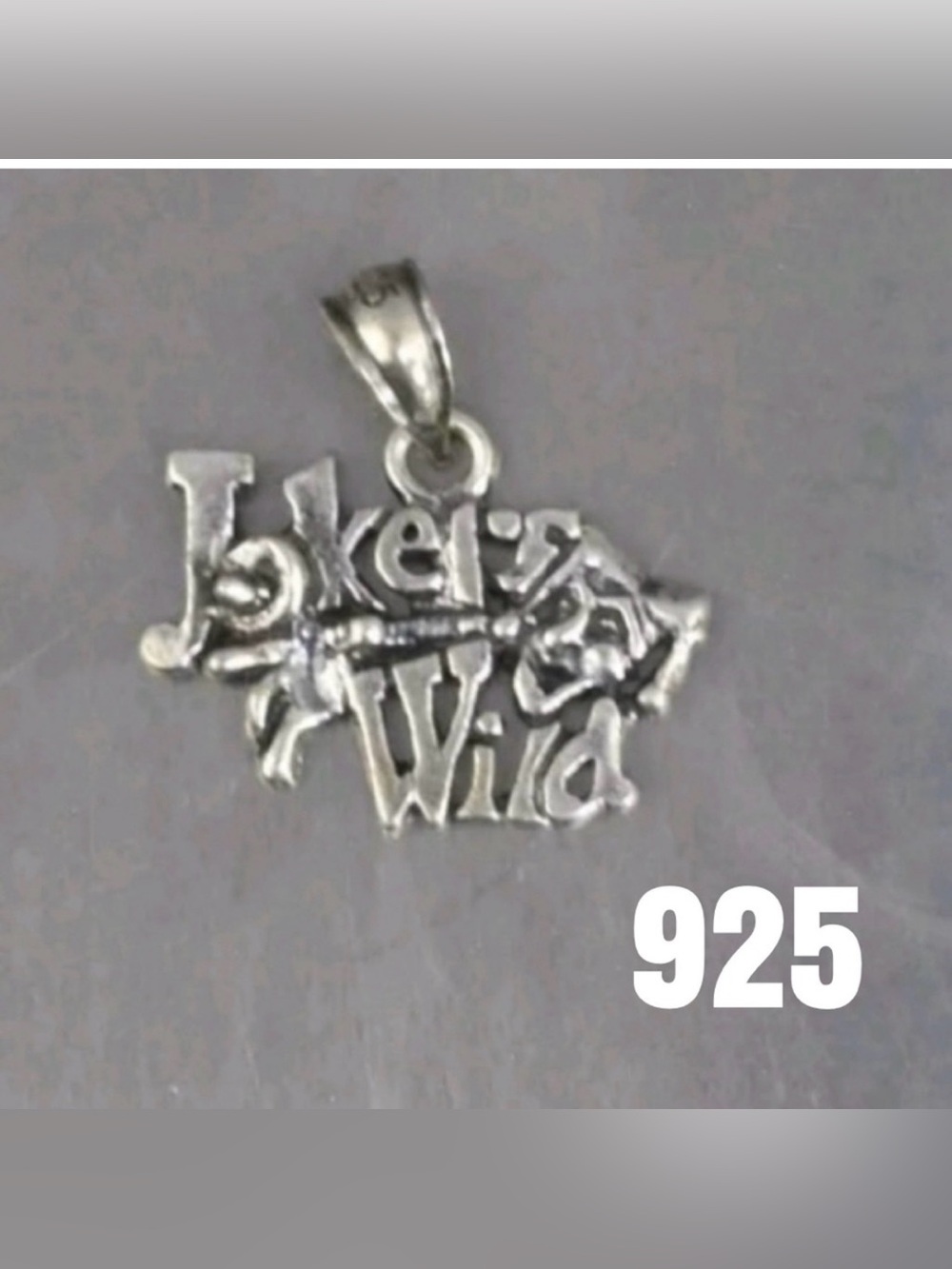 Sterling Silver Jokers Wild Pendant lucky